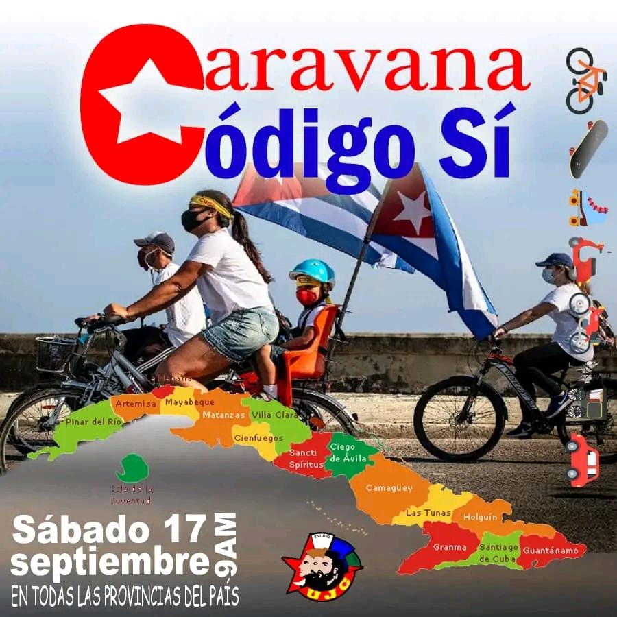 La <a href="/univholguinera/">UniversidadHolguin</a> @FeuUho los invita a sumarse desde el parque calixto garcia a la caravana por el #CentenarioFEU y #XCongresoFEU y el #CodigoDeLasFamilias    7:30am.#YoVotoSí el próximo 25 de septiembre. <a href="/FeuCuba/">FEU de Cuba</a> <a href="/UHoPcc/">PCC Universidad de Holguín</a> <a href="/Karli_SantanaR/">Karla Santana</a> <a href="/DiazCanelB/">Miguel Díaz-Canel Bermúdez</a> <a href="/ErnestoSV8/">Ernesto Santiesteban Velázquez</a> <a href="/IsabelC1963/">Isabel Cristina Torres Torres</a>