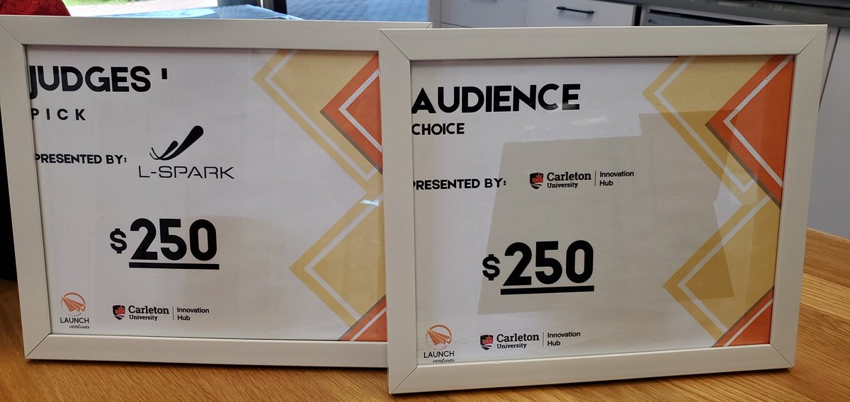 Enjoying listening to business pitches by startups from a wide range of industires at the <a href="/Innovate_CU/">Innovation Hub at Carleton University</a> Launch Ventures Pitch Night @CUinKanata all vying for prizes. Good luck everyone!
#Entrepreneurship #startups #innovation