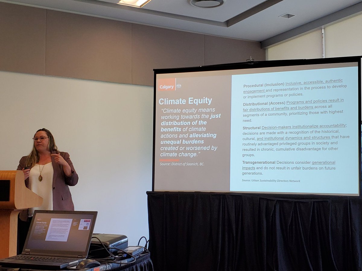 Great session this morning on #equitycentered #ClimateAction planning by <a href="/cityofcalgary/">City of Calgary</a> 🙏 #iap2nac