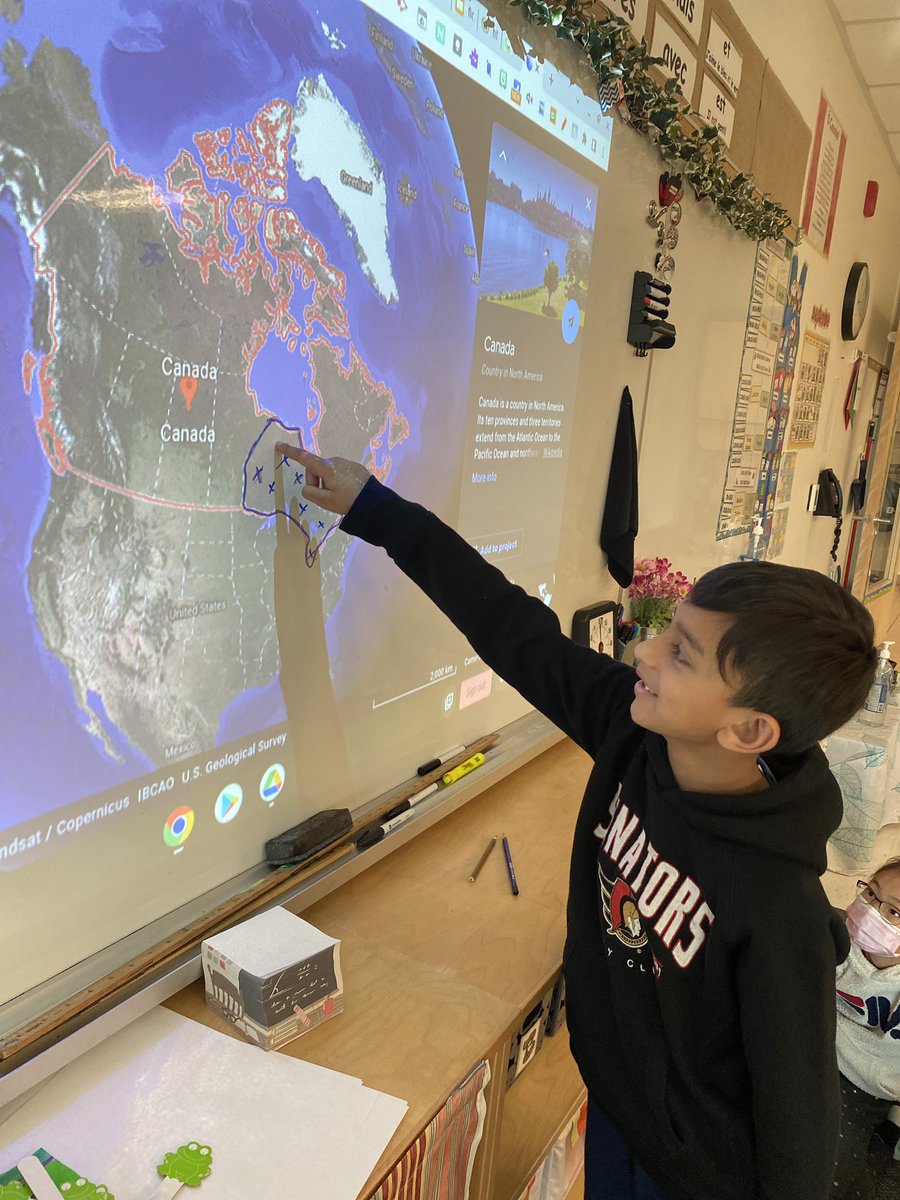 AnneSeniuk's tweet photo. What is the shape of Ontario? Some students said it looked like a big leg with a foot, others said it looks like a fish or whale. So creative! Reproducing its shape isn’t as easy as it looks but it’s fun using plasticine! @KanataHighlands https://t.co/1oHpKpZ9eo