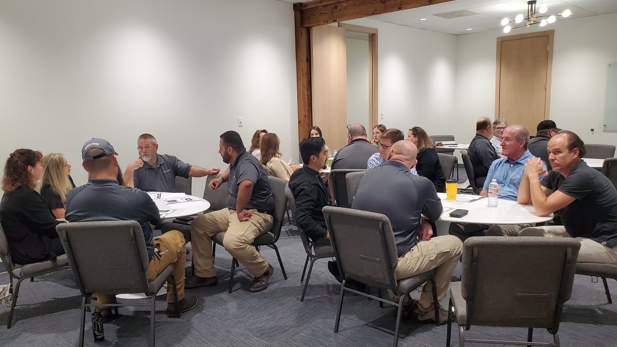 Today is a special day.  It marks the first time we had guests in our new space and put our training room to the test.  They absolutely loved the space and experience.  #liveyourpossible #cultivatingculture #training #newspace #Lease @PerfPointLLC