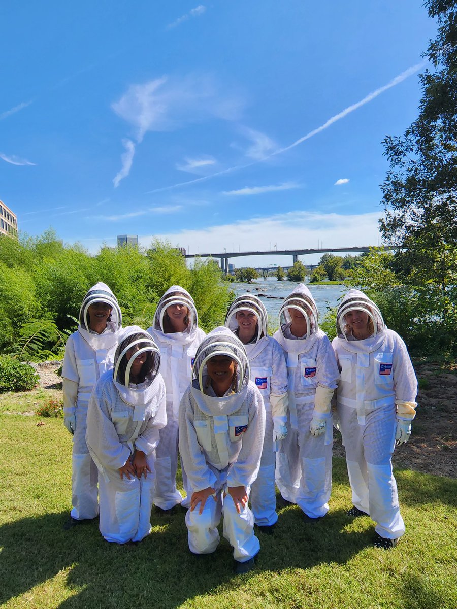 Our team recently got to tour our active beehives located at our Tredegar Campus! I enjoyed some downtown Richmond honey with breakfast today! Great partnership with <a href="/BeeDowntown/">Bee Downtown</a> <a href="/DominionEnergy/">Dominion Energy</a> #pollinators #sustainable #urbanbeekeeping #bees