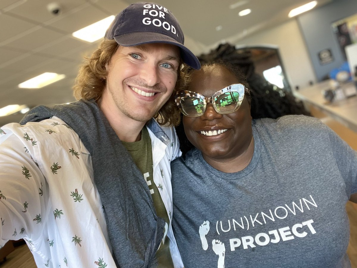 ideasxlab's tweet photo. One of the best parts of #GiveforGoodLou - Being reunited #IRL with @ChrisStrub ✨ Checkout our progress and contribute to support #UnKnownProject: https://t.co/59GlDZ0jEj https://t.co/0fv01Z1vRq
