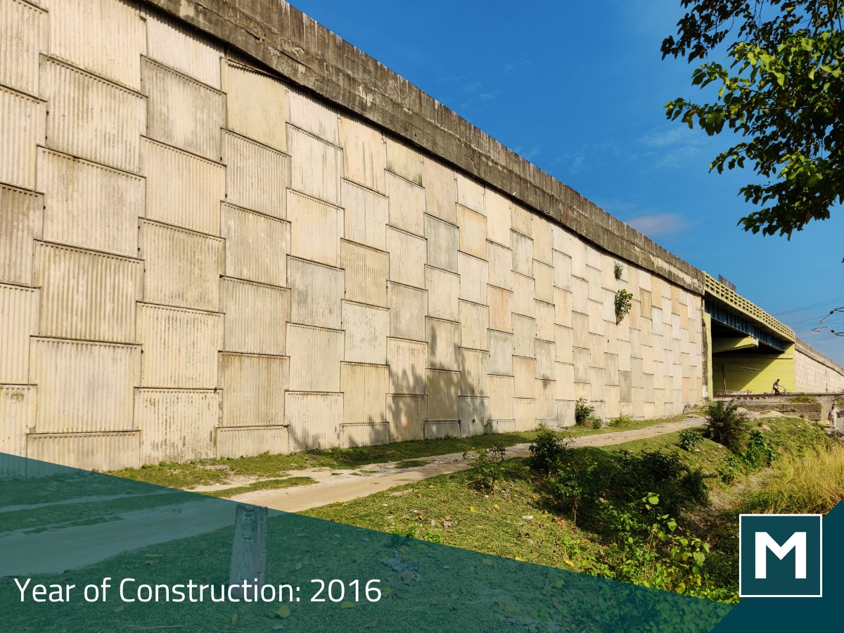 MaccaferriWorld's tweet photo. Location: Muzaffarpur-Sonbarsa section (NH-77), Bihar
Year of Construction: 2016
The below MacRes® system was installed to construct Road Over Bridge (ROB) at Muzaffarpur-Sonbarsa section (NH-77), Bihar.
#Smritika #ThrowbackThursdays #MacRes #reinforcedsoilstructure https://t.co/UnuLNHBw2J