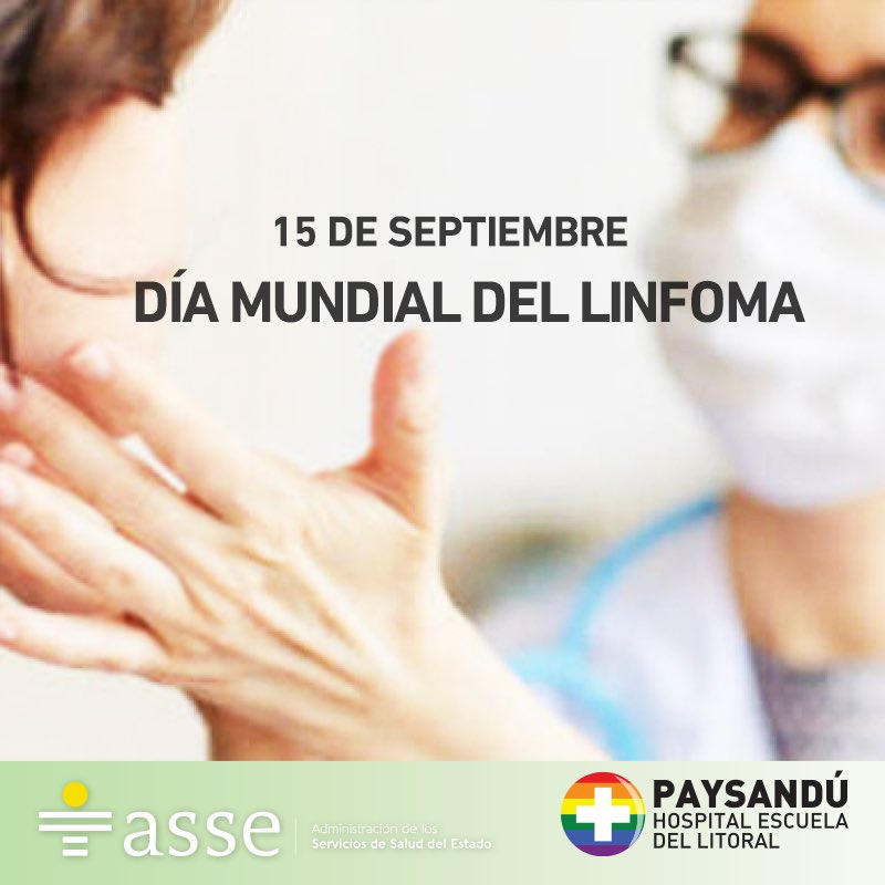 HospitalPaysan1's tweet photo. Cada 15 de septiembre se celebra el “Día Mundial de Concientización del Linfoma“, en busca de concientizar a la sociedad sobre este tipo de cáncer poco conocido, que va en aumento en todo el mundo. #diamundialdellinfoma https://t.co/4oWMIGRWxd
