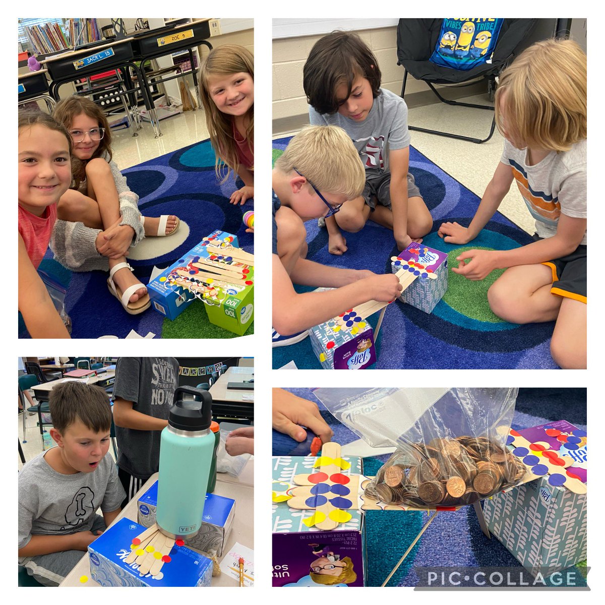 MrsMarchFC's tweet photo. We had a great time celebrating International Dot Day today! First we read The Dot by Peter H. Reynolds. We then harnessed our creativity and collaborated to build strong “dot bridges”! 😁@OwenJRobertsFC https://t.co/oKLuvVS4eT