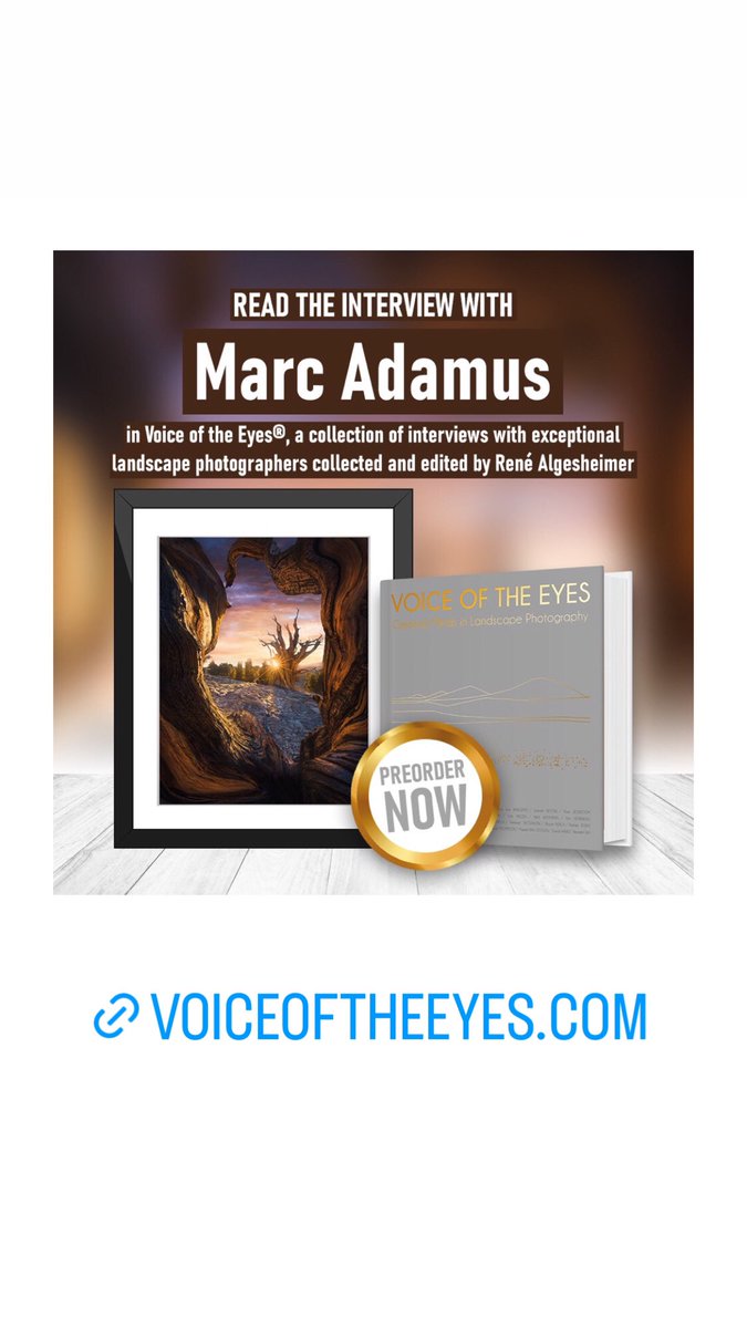 Chapter 1 of « Voice of the Eyes » features Marc Adamus. Pre-order the book: voiceoftheeyes.com