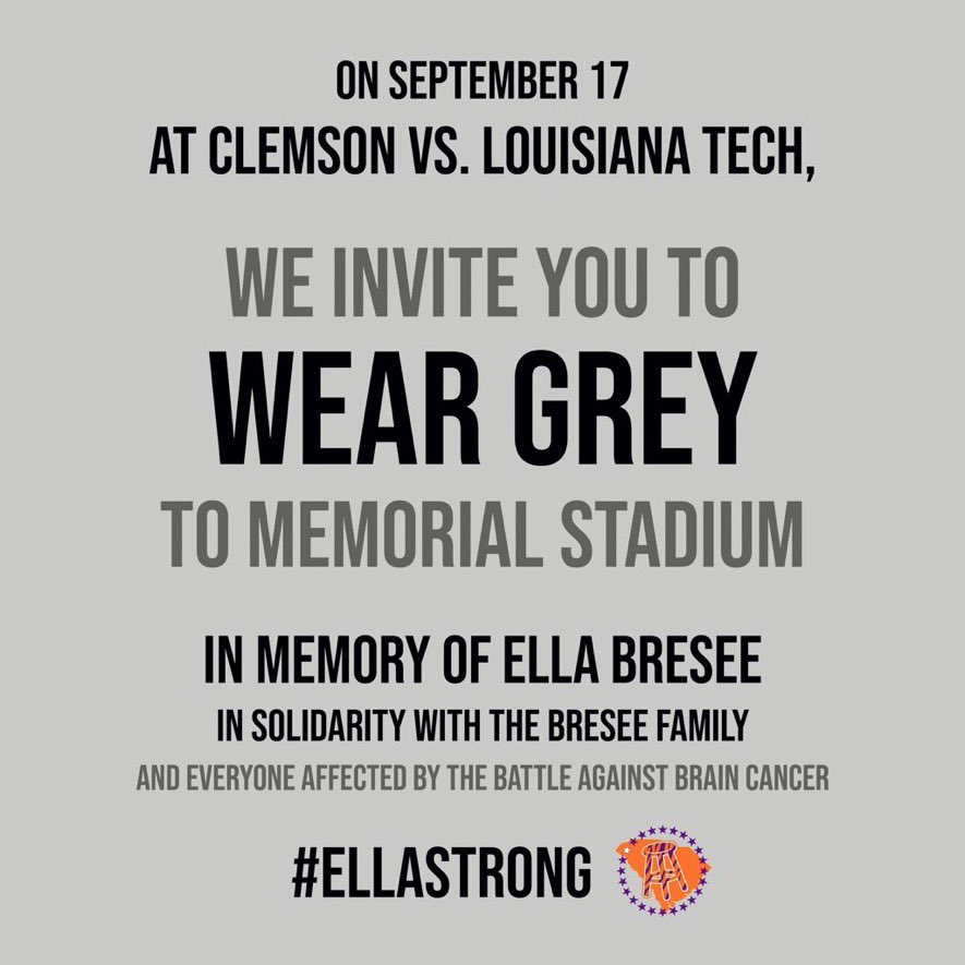 ClemsonTom's tweet photo. Hopefully I can find something grey https://t.co/li5MSnkqfE