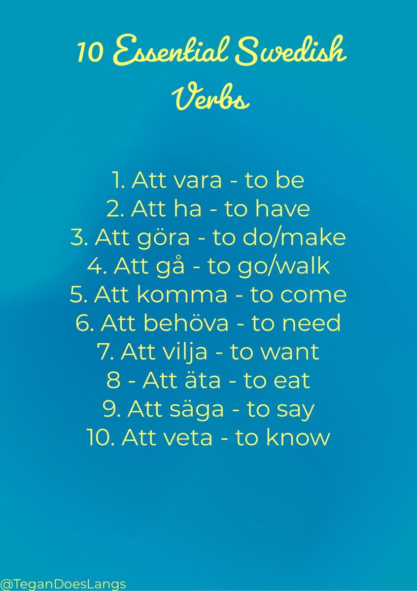 TeganDoesLangs's tweet photo. Thank you all so much for the warm welcome!

I figured trying to help others with Swedish might help me as well, so here goes! 

Feedback much appreciated 💙💛

#langtwt https://t.co/fEFWGiXSX9