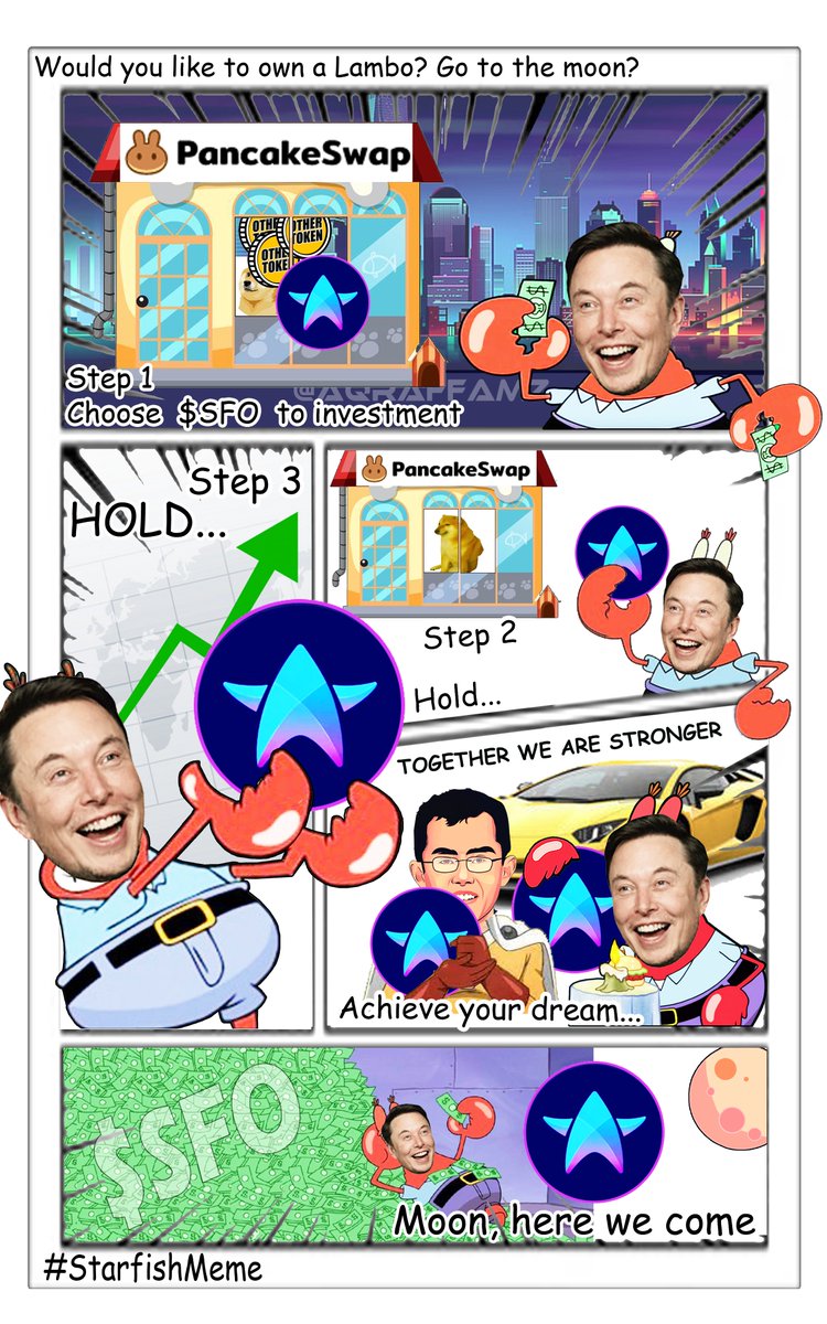 Aqraf_Famz's tweet photo. this is my meme entry, sir @StarfishOS
i hope lucky too like Mr. Lucky Crab
get rich with $SFO
@StarfishOS
#StarfishMeme
#StarfishOS #MemeContest https://t.co/ysxyFhPkmf
