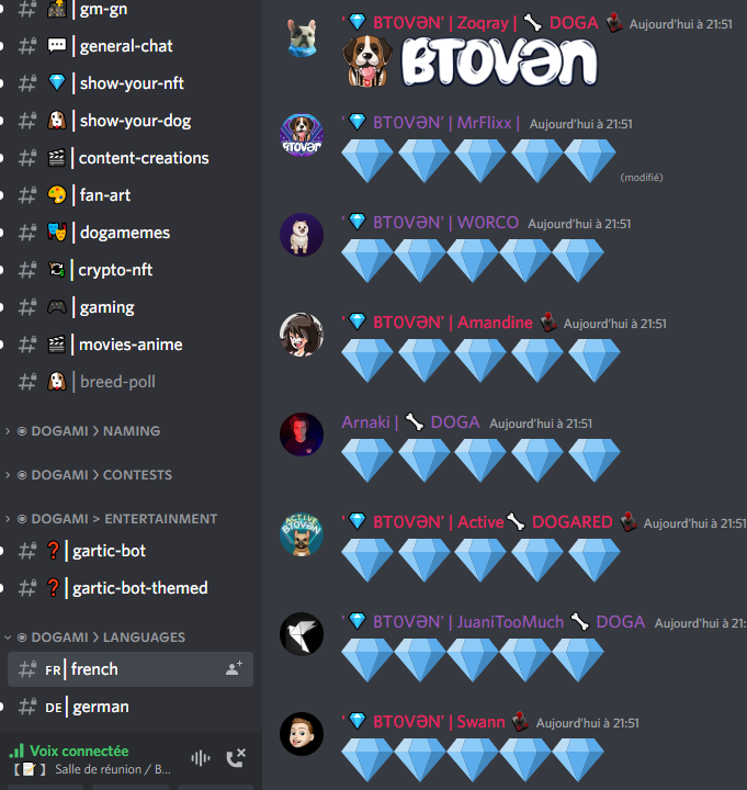 bt0ven's tweet photo. Wall of 💎
Join us 👉 https://t.co/TBFWTll5vL

#Dogami https://t.co/jLHIu7V495