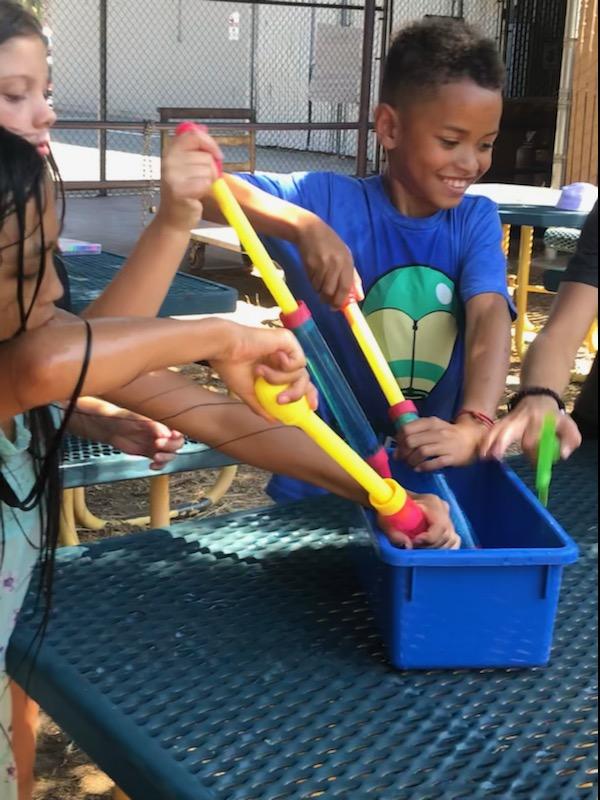 GregoryGardnELP's tweet photo. During the heat wave- our gators stayed cool by having some water fun! Though there was 110°-115° reasons not to smile-we still were! 🥵🧊🐊#CARESExpandedLearning https://t.co/aoEcuNqv2u