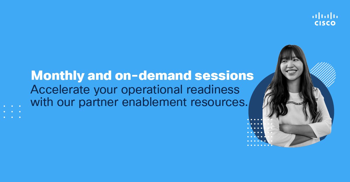 Deep dive into operational topics:
🔎Enterprise Agreement (EA) True Forward TF
🔎My Cisco Entitlements
🔎Cisco Commerce Workspace (CCW)
🔎CCW Renewals (CCW-R)
➡️ and more on our Education Library.

#CiscoPartners check it out here👇 cs.co/6015MRvkL 

#PartnerOpsEnablement
