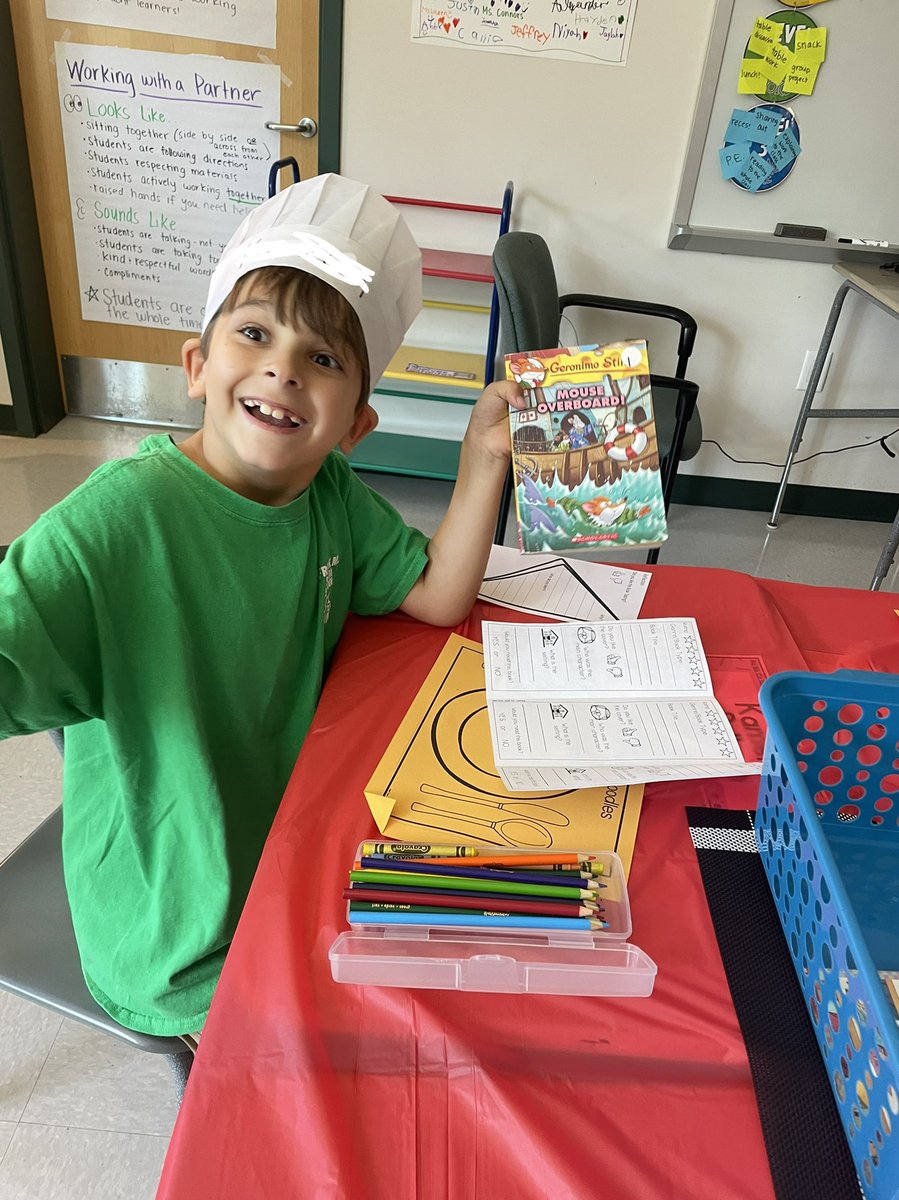 MsConnors2c's tweet photo. Our class had a book tasting yesterday! Every student got to explore six different genres of text to see what they liked best! Today we learned how to pick a “just right book.” Next step: fill our book boxes and build our reading stamina! 📚❤️@smurm25 @frps_Silvia https://t.co/Jk3nqVjhLS