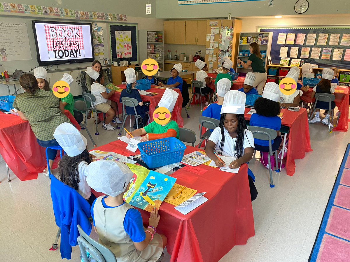 Our class had a book tasting yesterday! Every student got to explore six different genres of text to see what they liked best! Today we learned how to pick a “just right book.” Next step: fill our book boxes and build our reading stamina! 📚❤️<a href="/smurm25/">Sarah Murmello</a> <a href="/frps_Silvia/">Silvia Elementary</a>