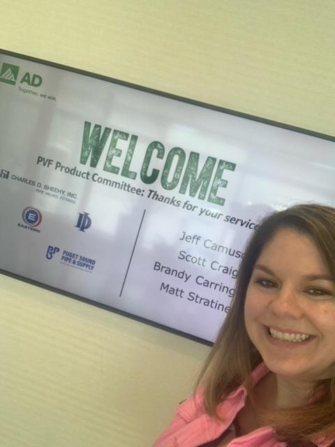 EasternFirst's tweet photo. Eastern Purchasing Agent Brandy Carrington also serves as a member of the Affiliated Distributors (AD) PVF Product Committee. This week she is participating in supplier meetings at the AD headquarters in Philadelphia, PA. 

#easternfirst #ad #philly #pvf #distribution https://t.co/PK0o27Hn5I