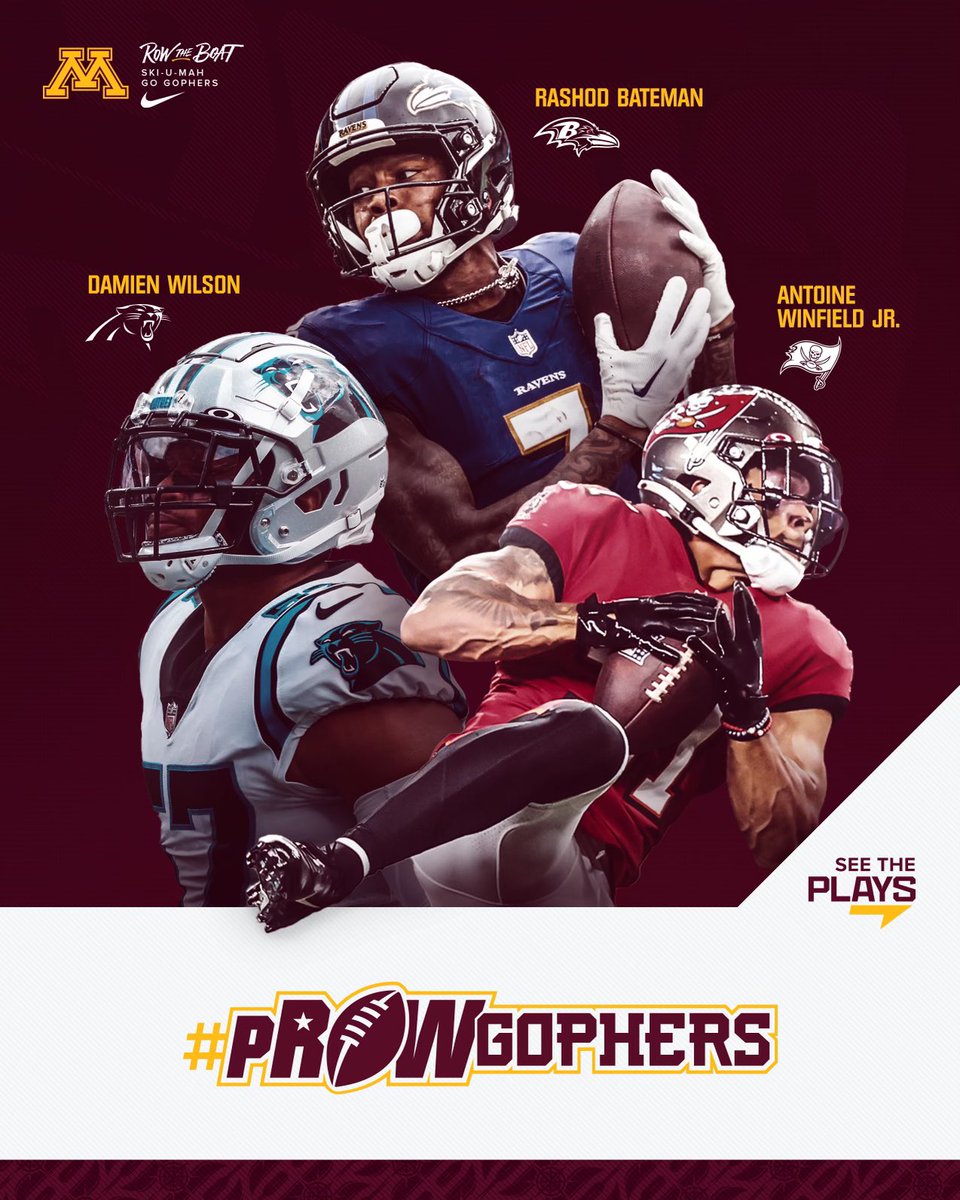 GopherFootball's tweet image. Our #pROWs absolutely crushed it week one 💪