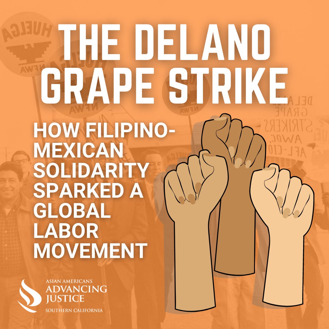 ajsocal_'s tweet photo. It's Hispanic Heritage Month! Learn more about the Delano Grape Strike, a historical labor movement. Advancing Justice Southern California stands in solidarity with our Latinx allies and partners. https://t.co/JzT5y1PiHy