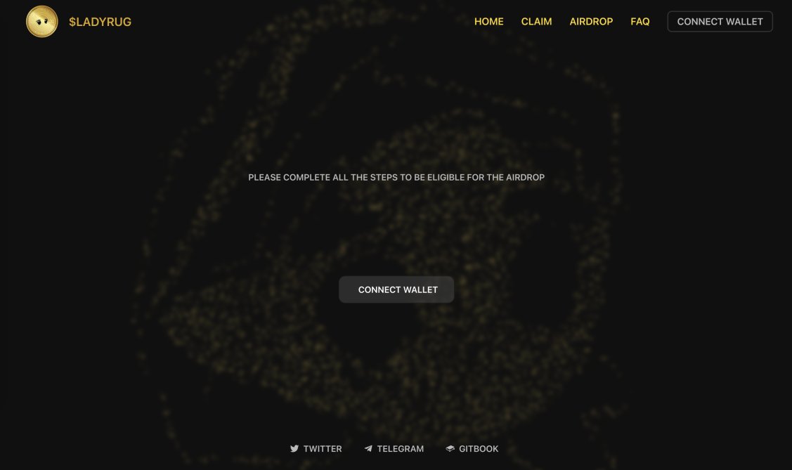 LadyRug_'s tweet photo. Hi guys,

As you can see, we are developing an ergonomic dApp so that you can follow the project developement.

$LRG airdrop coming soon, should you interact to get in ? https://t.co/Odo2mHa3Fp