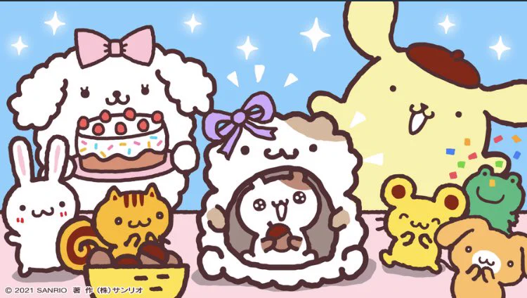 ポムポムプリン マフィン おともだちといちごマスコット 2種 サンリオ