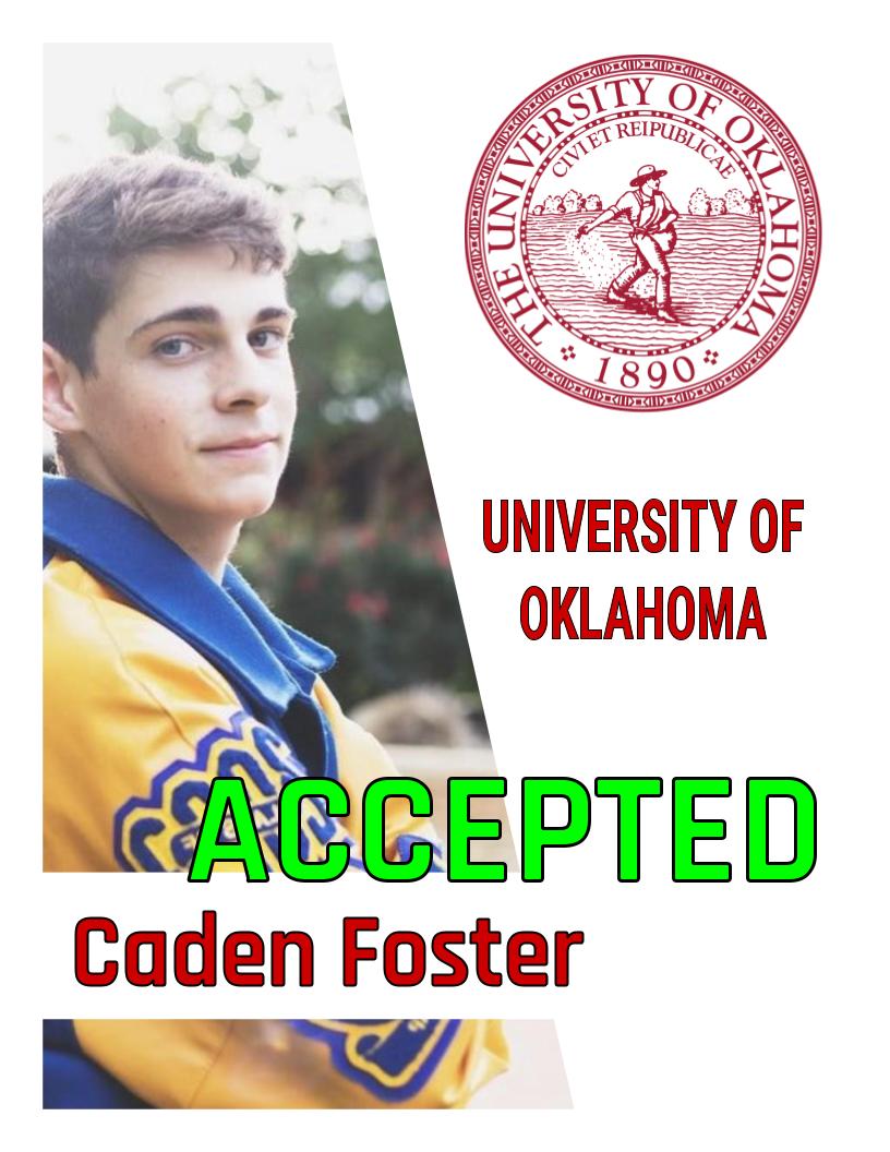 SMHS College & Career Center (@smhs_ccc) on Twitter photo Quick! Count to 3! 1... 2... 3...
You have now counted the amount of universities Caden Foster has been accepted to in just a few weeks into his senior year. 🥳 Quick! Count to 3! 1... 2... 3...
You have now counted the amount of universities Caden Foster has been accepted to in just a few weeks into his senior year. 🥳