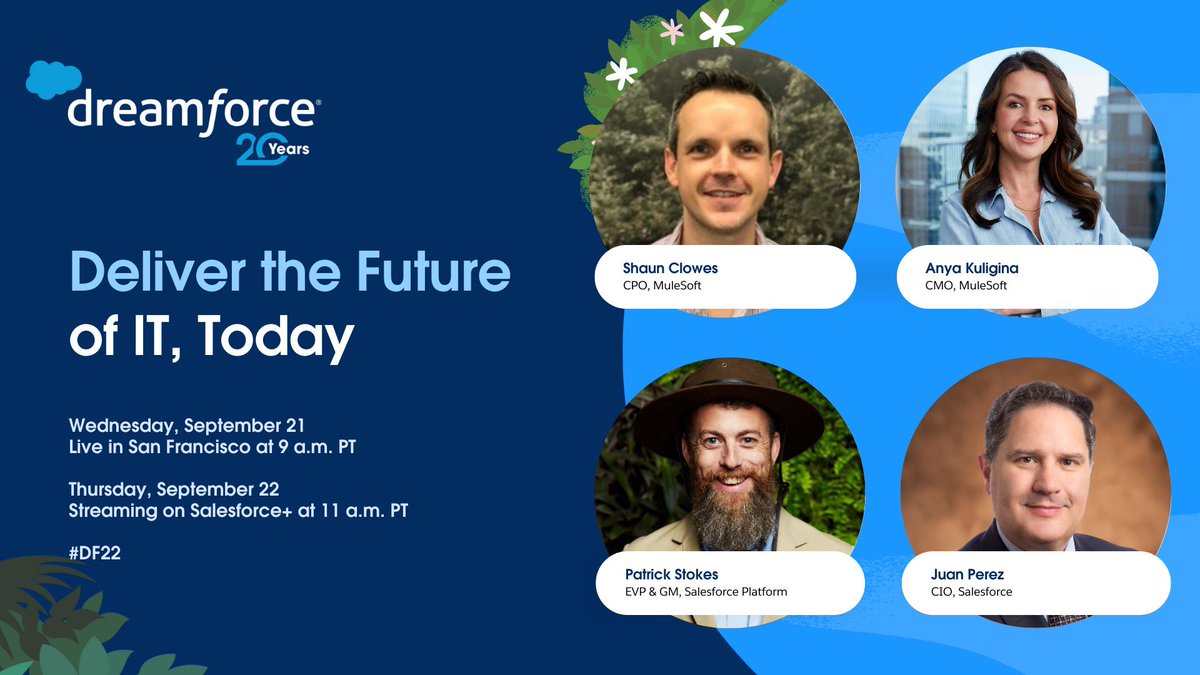 Looking to save time, reduce costs, and do more with less? 🙋

Discover how IT leaders unlock data across the #Customer360, automate, and scale securely with <a href="/MuleSoft/">MuleSoft</a> and <a href="/SalesforceforIT/">Salesforce Platform</a>.

Add the IT keynote to your #DF22 agenda: sforce.co/IT