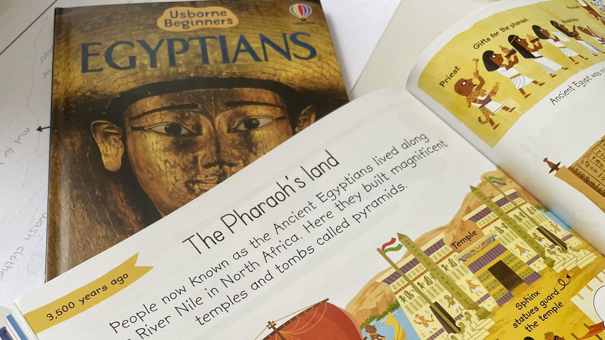 itsybitsybooks's tweet image. Thoroughly enjoying our latest history topic and the girls are loving it too which is even better 😂 Juggling resources slightly to cater to both ages but it’s working for us so far! ❤️ #topicbasedlearning #ancientegypt #history #usbornebooks