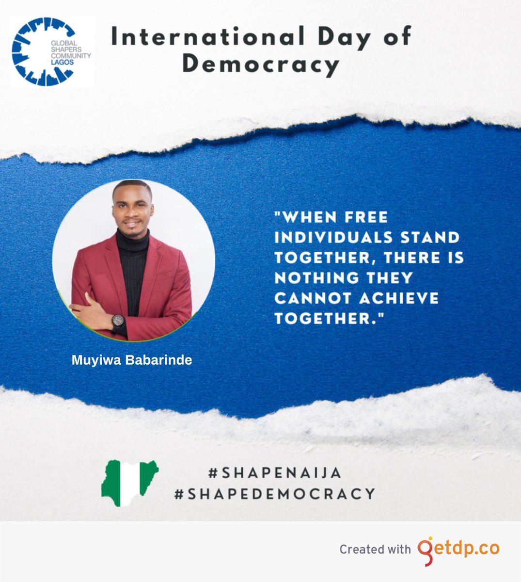 Muyielnino's tweet photo. Choice is a gift. And as we prepare for 2023, Nigerians must recognize the power they have to shape their nation
@LagosShapers
#ShapeNaija #ShapeDemocracy https://t.co/FFNpvZdkny