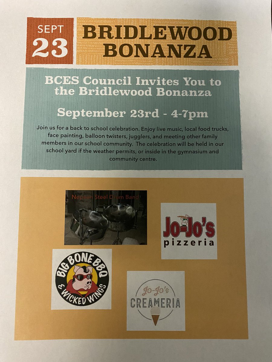 Bridlewood Bonanza: Friday Sept 23, 4-7pm!