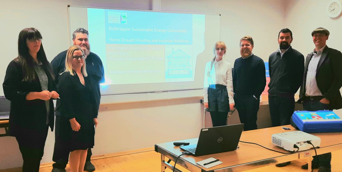 Big turnout tonight at @bbclimateclub  Workshop with <a href="/SEAI_ie/">SEAI</a> on home insulation. Looking forward to supporting the work of the group. <a href="/BBTidyTowns/">BalbrigganTidyTowns</a> <a href="/CodemaDublin/">Codema</a>