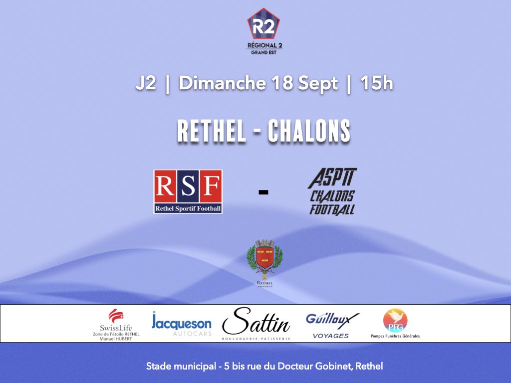 Rethel_SF's tweet photo. ‼️ RETOUR AU CHAMPIONNAT DIMANCHE ‼️
Digérer la grosse désillusion de la Coupe de France, tel est l’objectif des hommes de Maxence LECOT.
Pour cela, les rouges et bleus reçoivent l’ASPTT Châlons ce dimanche au stade de l’agriculture.
#TeamRSF❤️💙 #RSF #football #R2 #LGEF https://t.co/3hCNWNb3Kf