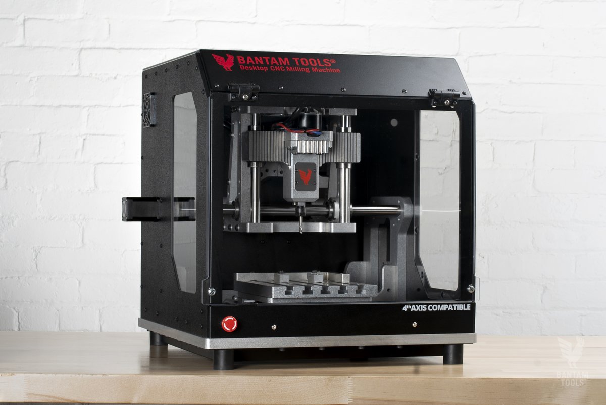 bantamtools's tweet image. What’s new with the Bantam Tools Desktop CNC Milling Machine?
✅ Powder-coated steel enclosure
✅ Deeper chip pan with 75% more swarf capacity
✅ Higher Z-axis pitch for increased holding force

#bantamtools #cnc #cncmachine #cncprototyping #digitalfabrication #prototyping
