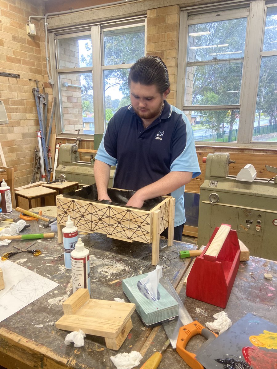 MsTrey7111's tweet photo. Day 3 and 4: Nature and Nurture @JamesMeehanHS has seen students design, construct and decorate their garden beds. Today students will be presenting their designs to their family and other teachers at a presentation breakfast. Stay tuned! @Stage5Curiosity https://t.co/U6uiCuYZf2