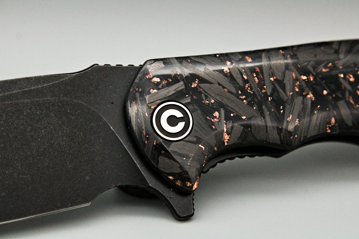 First NKD. Thank you <a href="/CiviviKnife/">Civivi Knife</a> for the beautiful copper and carbon fiber scales on this Praxis!