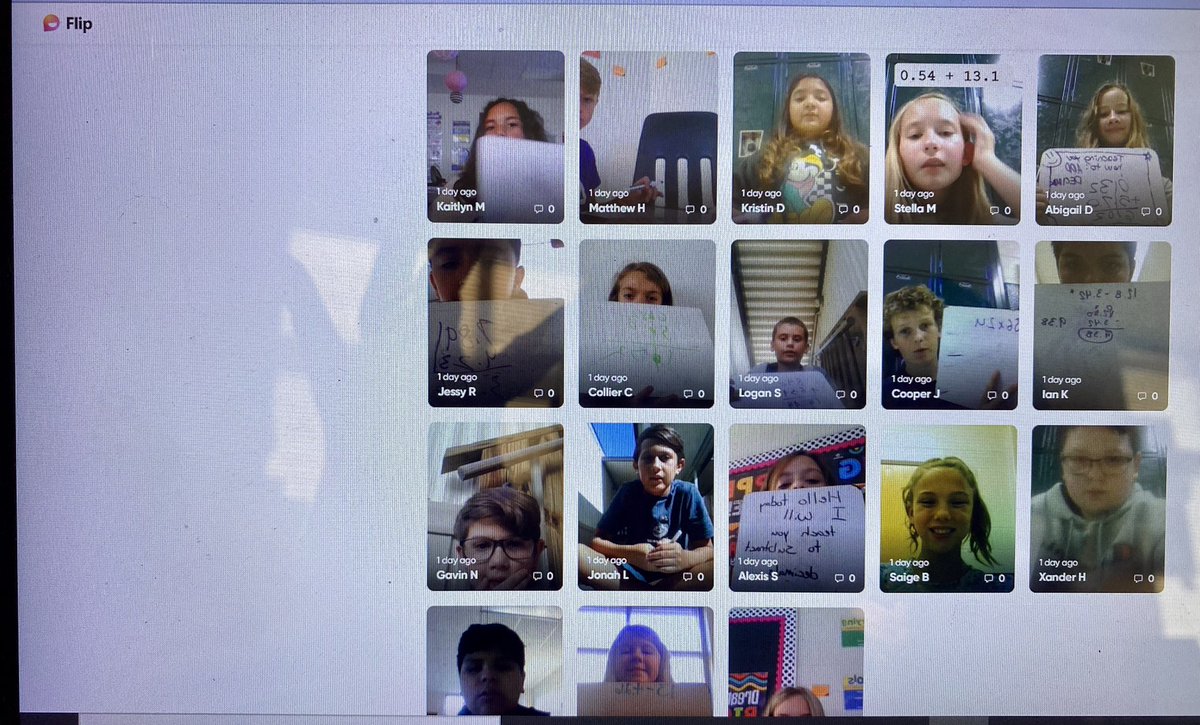 MrsJohnsonCMS's tweet photo. Using @MicrosoftFlip for student assessments on decimals! @CreeklandMS @CherokeeSchools https://t.co/mfnqzkxnYS