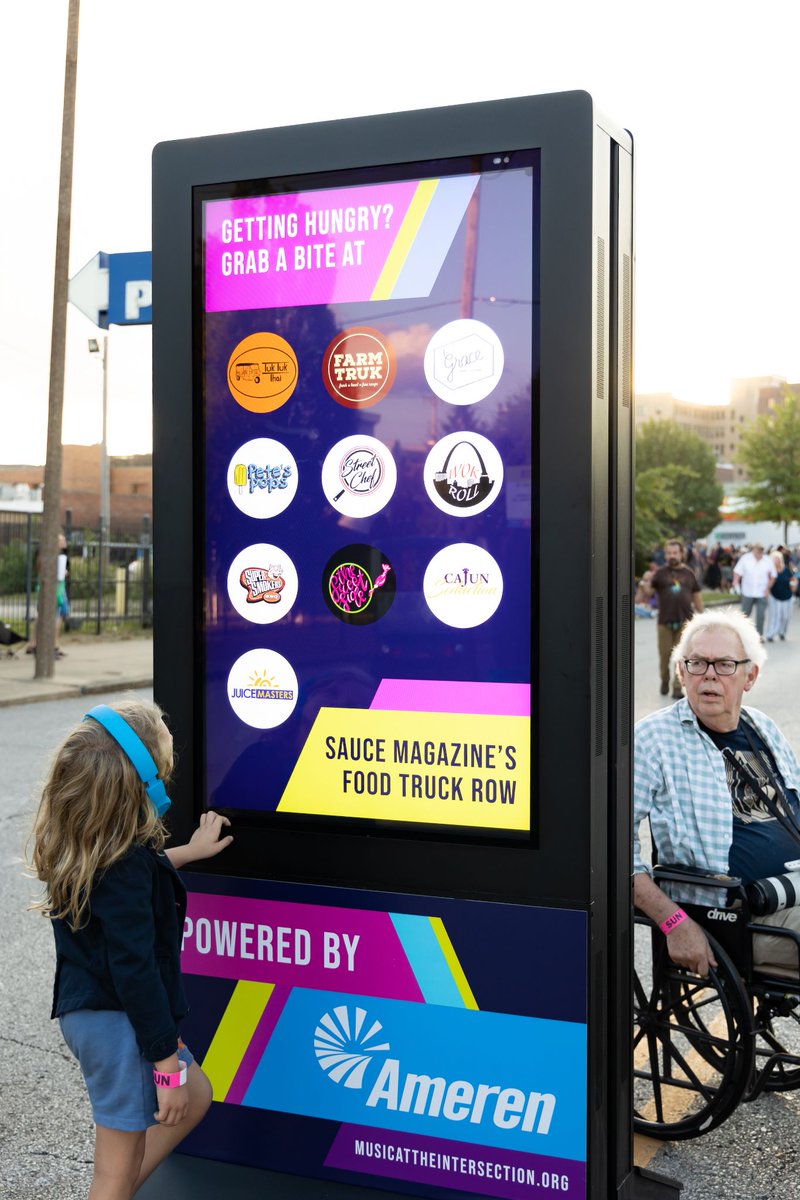 Proud to help @Music_Intersect with BIG Digital’s ROLOs (portable outdoor digital billboards). Congrats to the Kranzberg Arts Foundation, Steward Family Foundation and The Regional Arts Commission for spreading the love for music and arts at yet another successful festival!