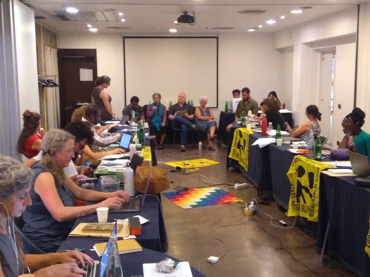 IPCSovereignty's tweet photo. The IPC Facilitation committee met in #Rome some days ago. And here are the outcomes in 
EN https://t.co/mK6Uym1wl4
FR https://t.co/oayTkCxX9K
ES https://t.co/20gJJwuw8p

A lot of work to do for #foodsovereignty movements! https://t.co/5GwVAjzdfN