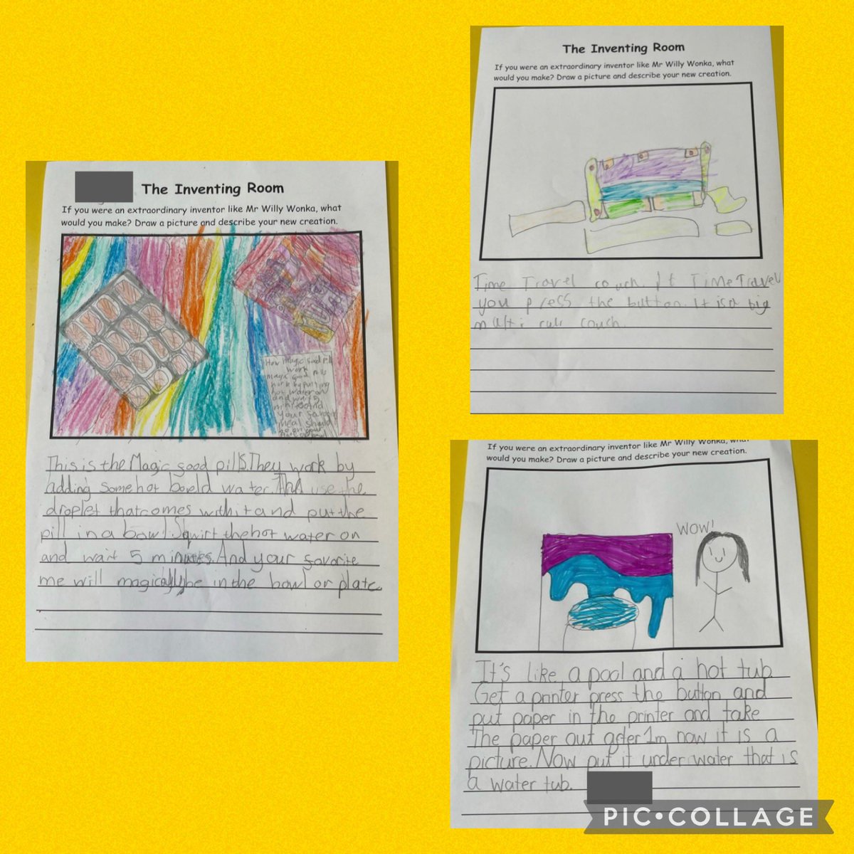 WoodlandsIrvine's tweet photo. P5L had great fun creating some wonderful inventions as part of Roald Dahl Day 😊 📚 #buddinginventors #roalddahlday #article28and29uncrc #worktobeproudof https://t.co/mgwsKxxLRG