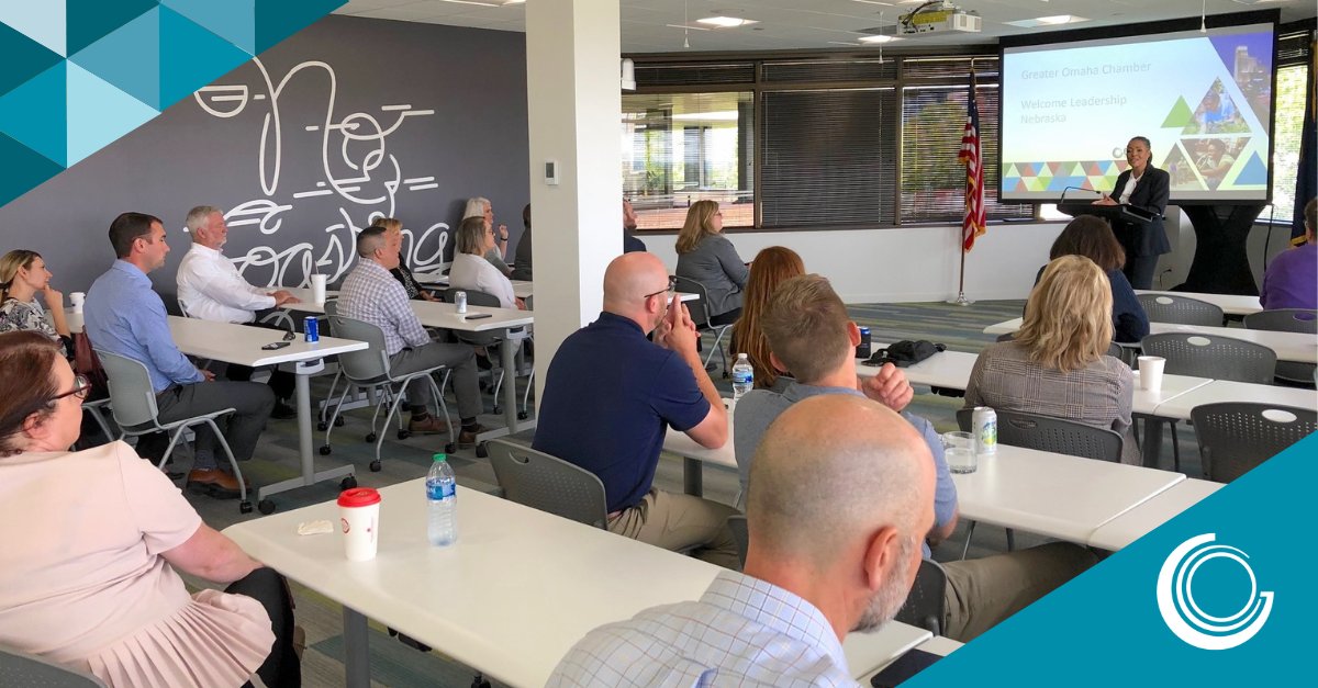 Happy to host the Leadership Nebraska cohort from <a href="/NebraskaChamber/">Nebraska Chamber</a> today. #Nebraska works best when it works together, and programs like Leadership Nebraska and Leadership Omaha help us serve our communities and each other. #Omaha