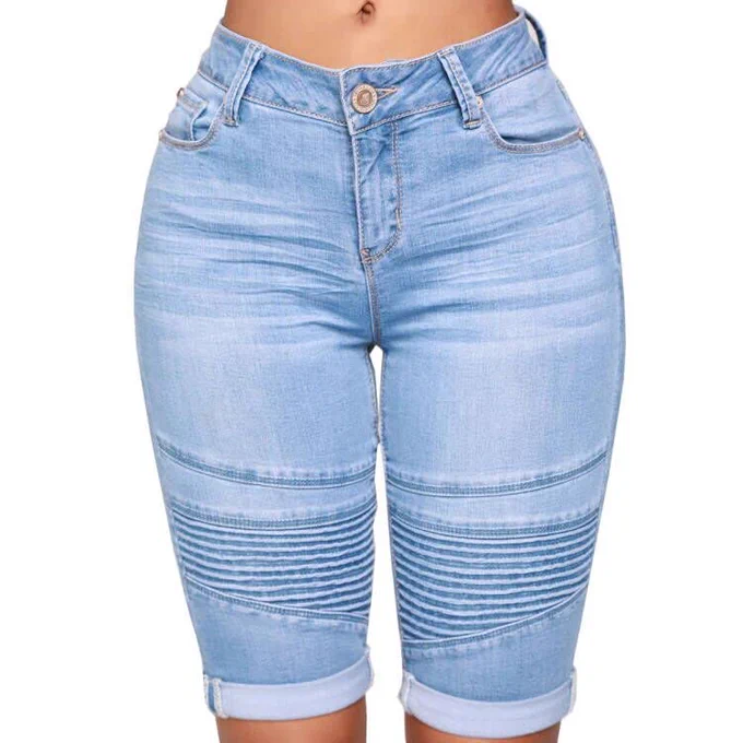 I just received a gift from nobodyyw via Throne  vanberfia Womens High Waist Washed Short Jeans Mid Rise Stretchy Knee Length Denim Pants. Thank you!  #Wishlist #Throne 