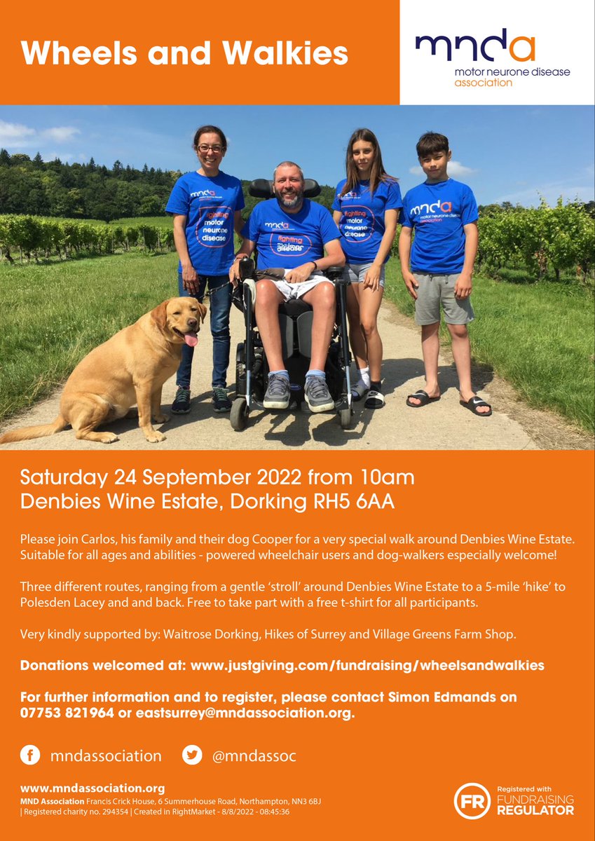 Simon Edmands (@simonedmands) on Twitter photo Please join us at <a href="/denbiesvineyard/">Denbies Wine Estate</a> in #Dorking for a sponsored walk with a difference! šš§” <a href="/mndassoc/">MND Association</a> #MND Please join us at <a href="/denbiesvineyard/">Denbies Wine Estate</a> in #Dorking for a sponsored walk with a difference! šš§” <a href="/mndassoc/">MND Association</a> #MND