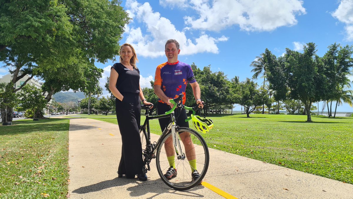 "I could never repay the care I received". Bernie, you are. You're riding to Cooktown to help fix hearts in FNQ.
Bernie had heart surgery in Brisbane as a child and is doing what he can - fundraising, increasing awareness  to help others. bit.ly/FNQHFBernieCar…