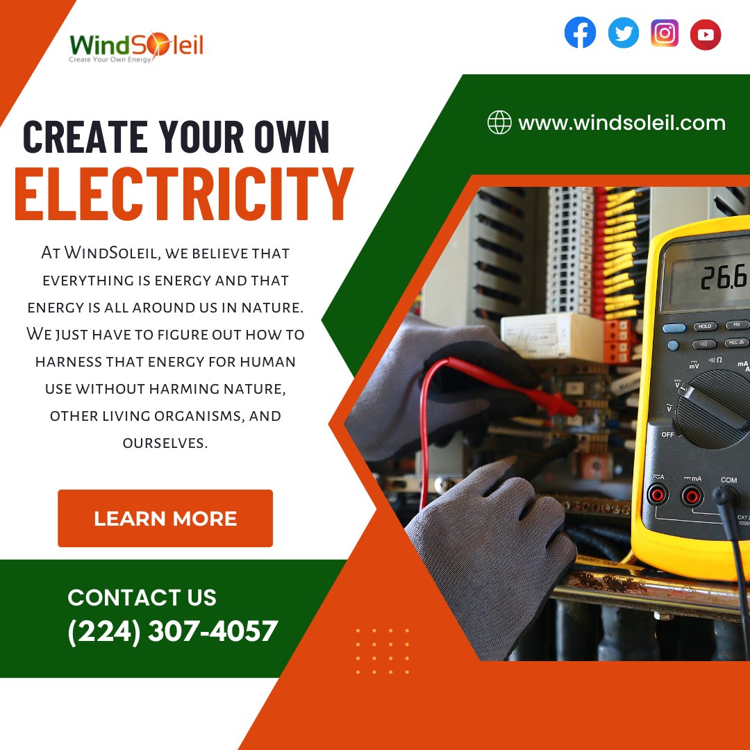 WindSoleil1's tweet photo. At WindSoleil, we believe that everything is energy and that energy is all around us in nature. We just have to figure out how to harness that energy for human use without harming nature, other living organisms, and ourselves.

For More👉 https://t.co/558mOEdWd4 https://t.co/ltlzBJoZjx