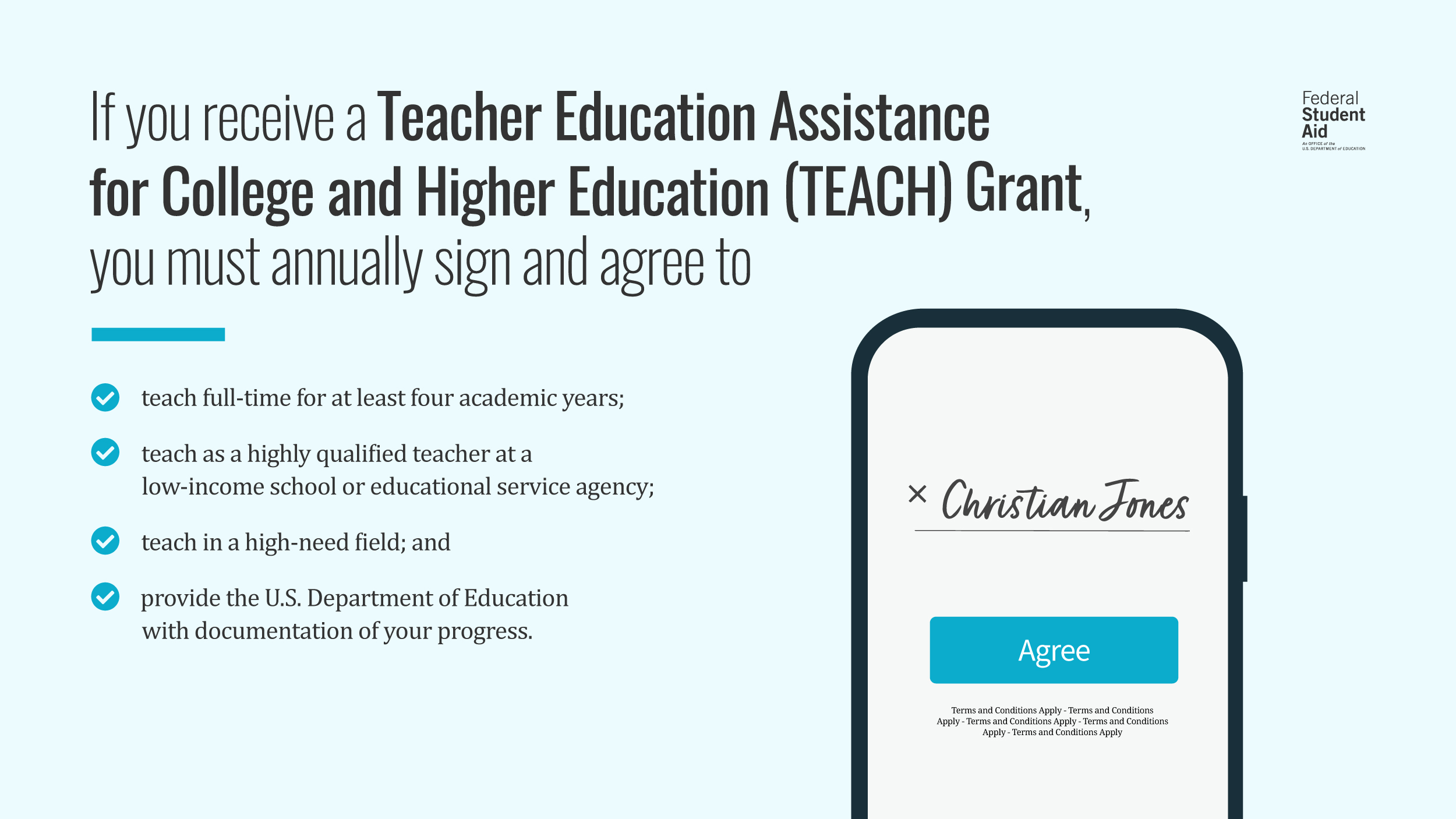Federal Student Aid على X: &ldquo;TEACH Grant recipients, make sure you 