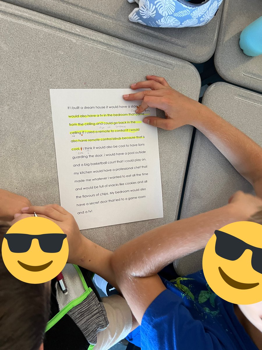 Started a writing assignment this week using “If I Built a School” as our mentor text. We brainstormed, organized our ideas and collaboratively edited/revised a paragraph. We decided it needed some work so we will rewrite it tomorrow and use the new one as an exemplar 🎉