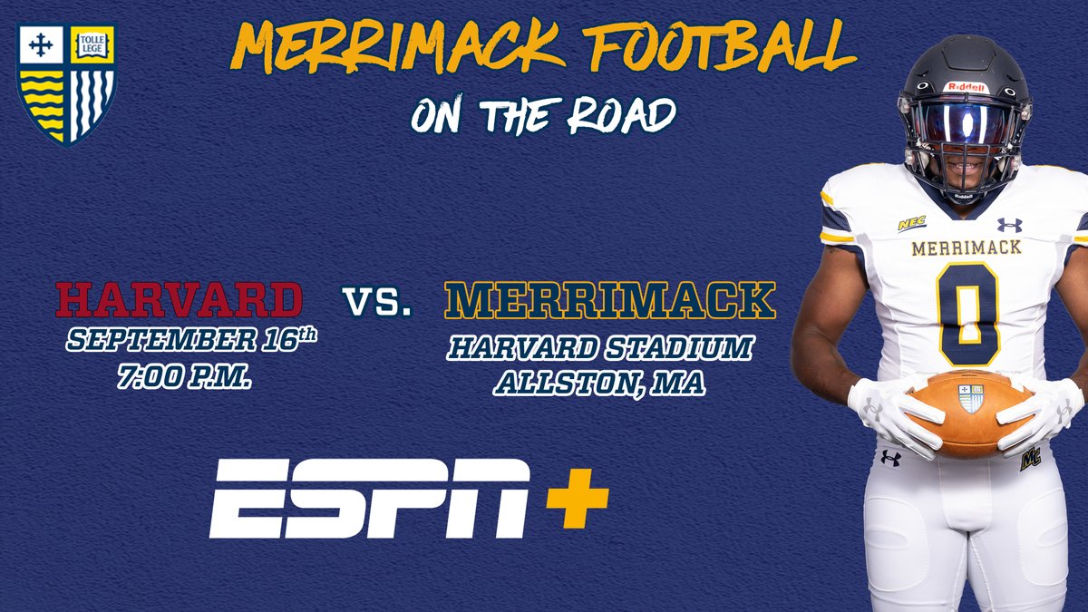 Your Warriors are hitting the city tomorrow night to take on the Crimson who were voted preseason #1 in the Ivy League! Kick off is at 7PM. If you can't make it to Harvard Stadium the game will be on ESPN+. #GoMack // #MackTough