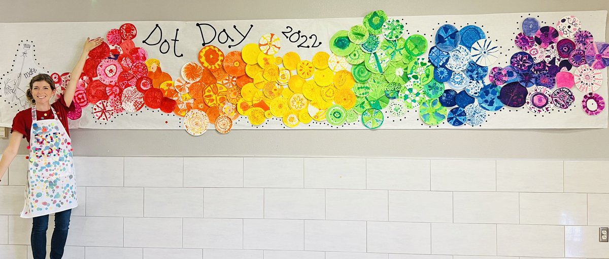 lamoss930's tweet photo. 🎨 Specht Stars - students and staff alike, you sure made your mark today! We celebrated creativity, having a growth mindset, and showing encouragement! It’s what we do here! 🤩 #internationaldotday #comalfinearts @Nickleberry_SES @lancasteredu21 @Ponce_PhD @JackyOlivaresFA https://t.co/QG2uBc5ksY