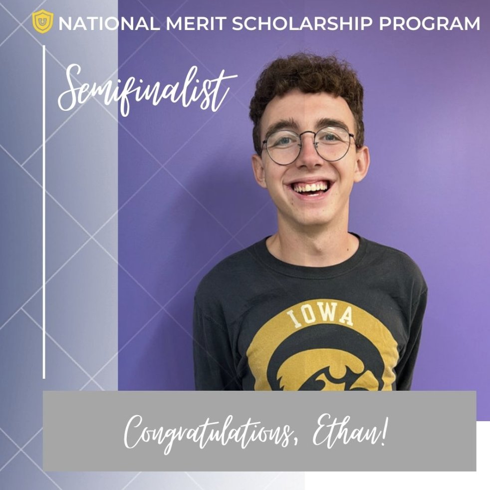 NorwalkSchools's tweet photo. Norwalk High School is proud to announce Ethan Franklin as a National Merit Scholarship Semifinalist. The National Merit Scholarship Program honors individual students who show exceptional academic ability and potential for success in rigorous college studies. Congrats, Ethan! 🎉 https://t.co/chpyrZGD8r