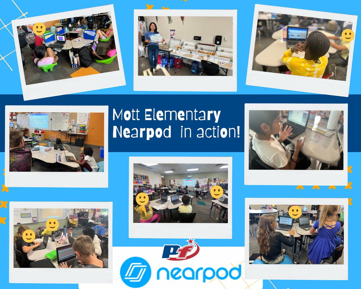 pfisdit's tweet photo. Shout out to our Nearpod Ninjas at @MottSchool @CeleMS_PfISD! We were able to see @nearpod in action! @pfisd #pfisdteachers #edtech #BlendedLearning https://t.co/MSd19t3ayi
