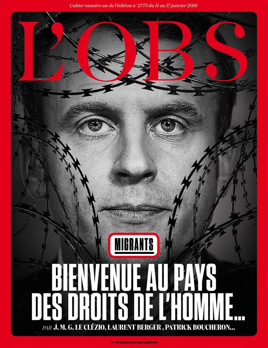 Emmanuel Macron ose parler de "politique inefficace et inhumaine" au sujet de l’accueil des migrants. N’oublions jamais que ce président est celui des barbelés, celui qui déchire les tentes, celui qui enferme des gamins dans des centres de rétention.